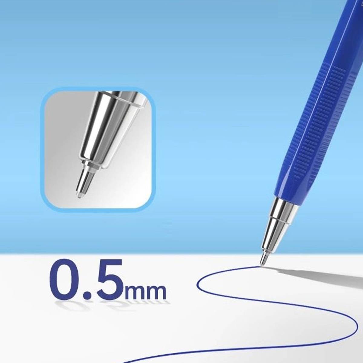 12pcs Hexagonal Ballpoint Pens 0.5mm