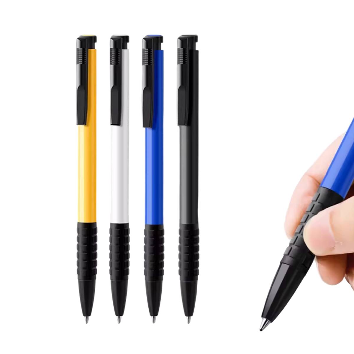10 Pcs Push Button Ballpoint Pen for Office School