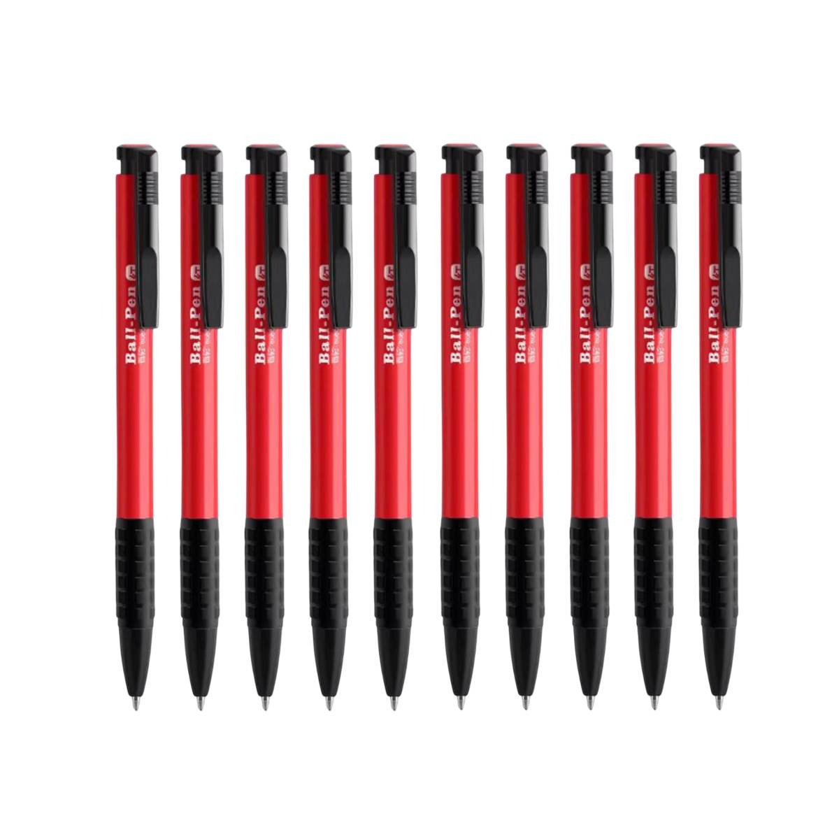 10 Pcs Push Button Ballpoint Pen for Office School