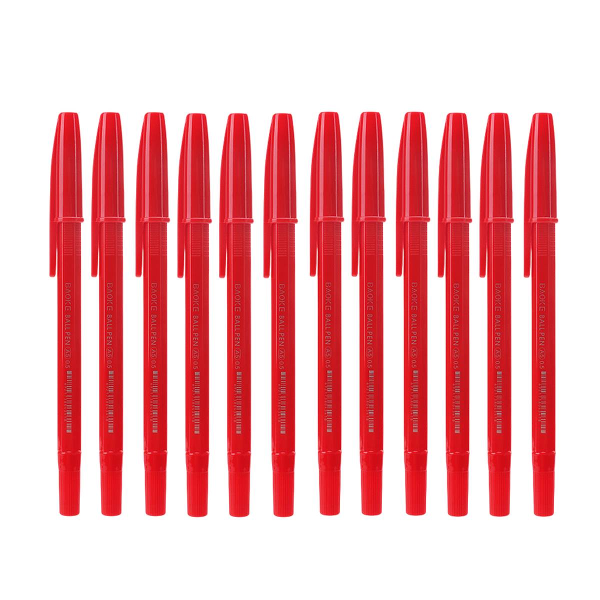 12pcs Hexagonal Ballpoint Pens 0.5mm