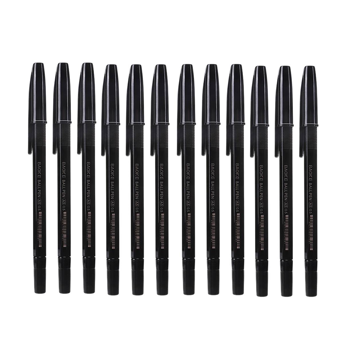 12pcs Hexagonal Ballpoint Pens 0.5mm