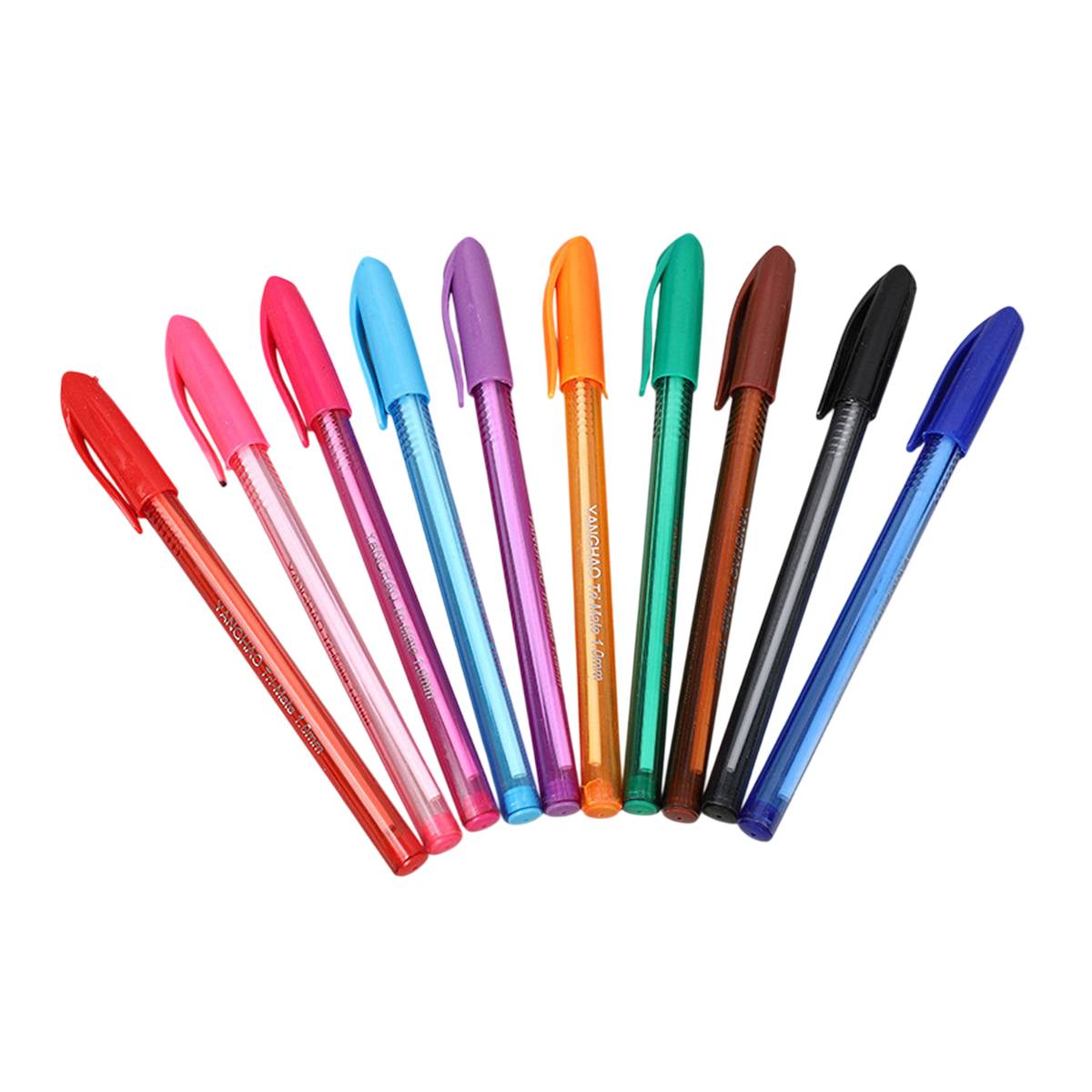 Colourful Ballpoint Pen Set for Office and School