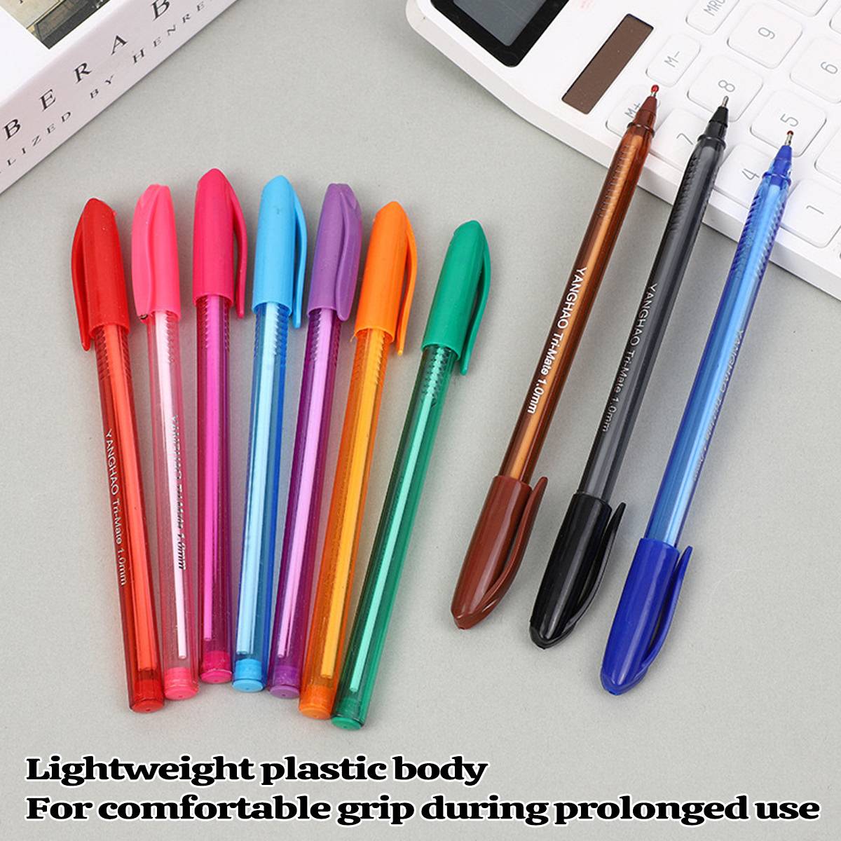 Colourful Ballpoint Pen Set for Office and School