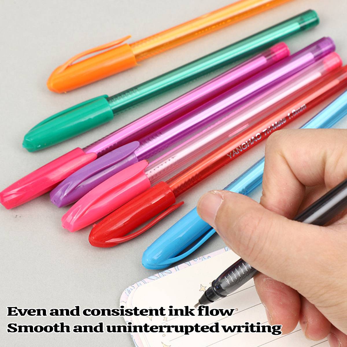 Colourful Ballpoint Pen Set for Office and School