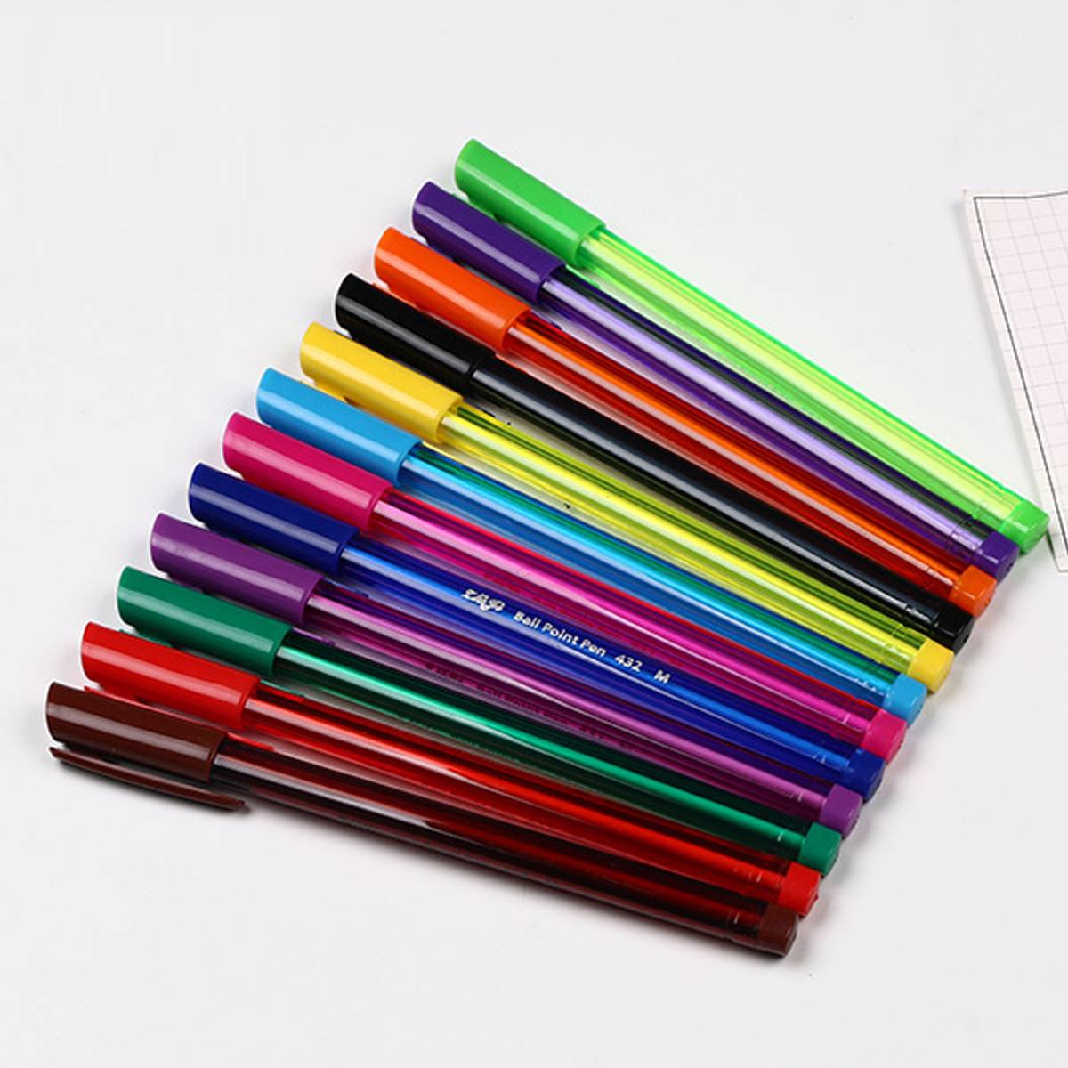 Colourful Ballpoint Pen Set for Office and School