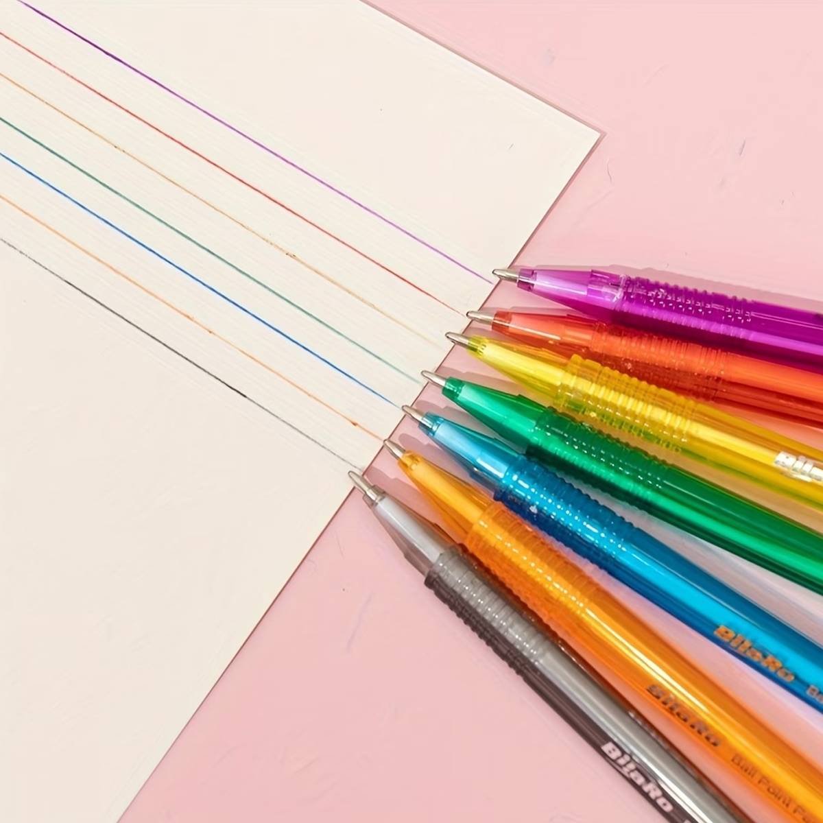 Colourful Ballpoint Pen Set for Office and School