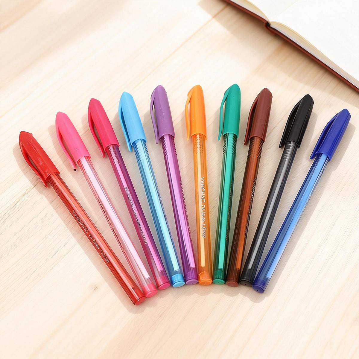 Colourful Ballpoint Pen Set for Office and School