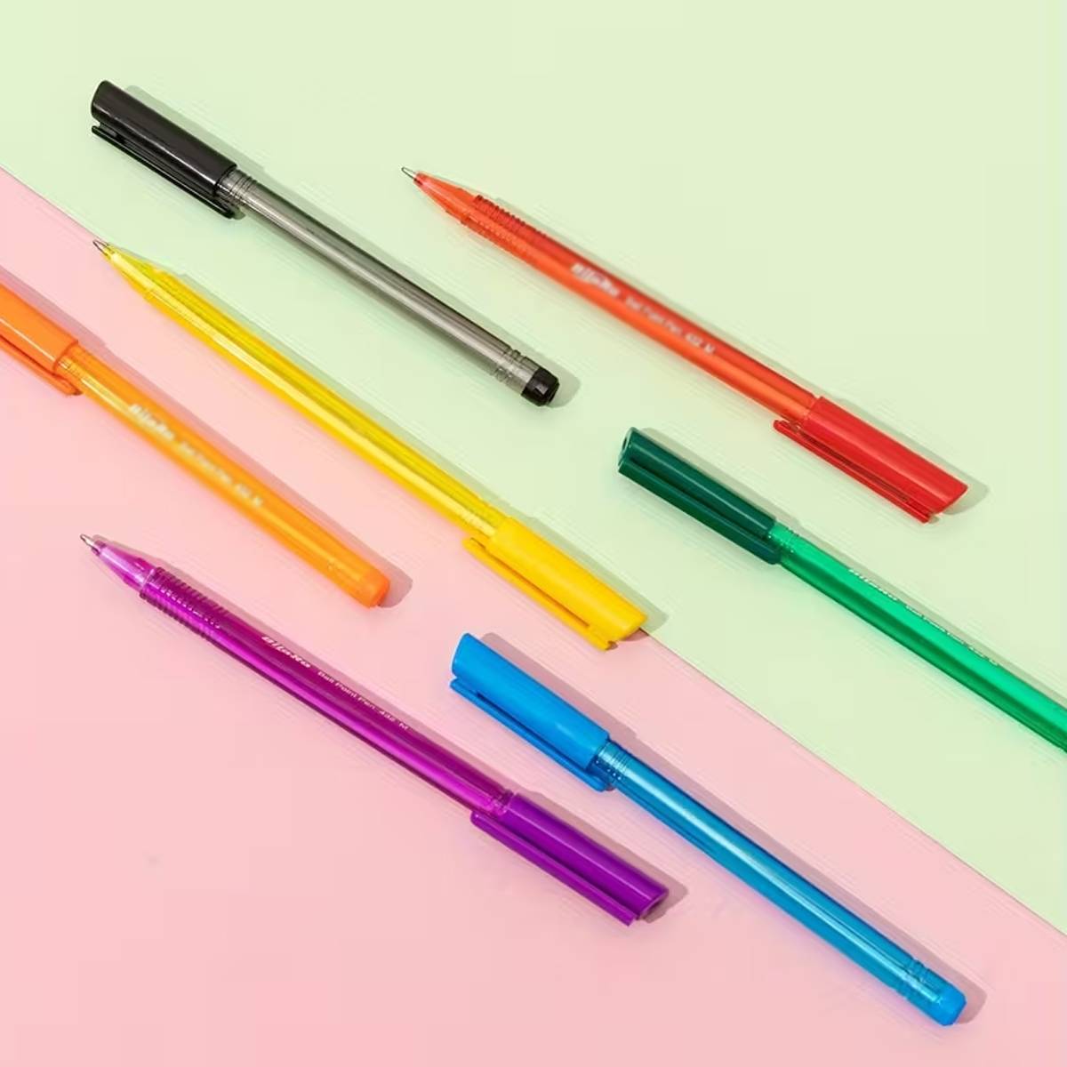 Colourful Ballpoint Pen Set for Office and School