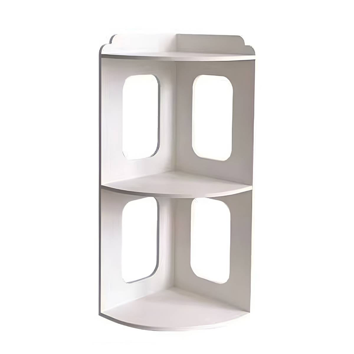 2-Tier Desktop Corner Shelf Space Saving Rack