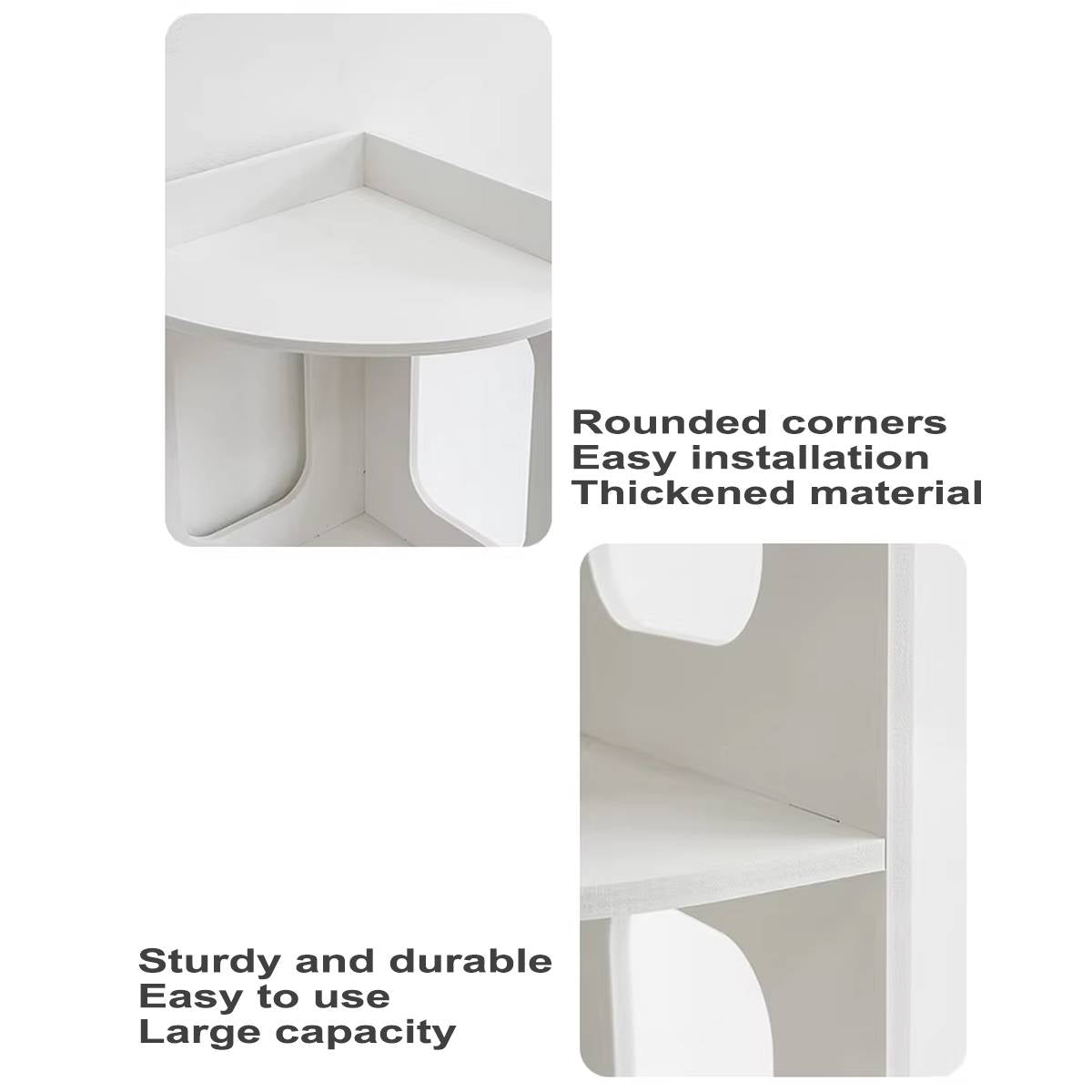 2-Tier Desktop Corner Shelf Space Saving Rack