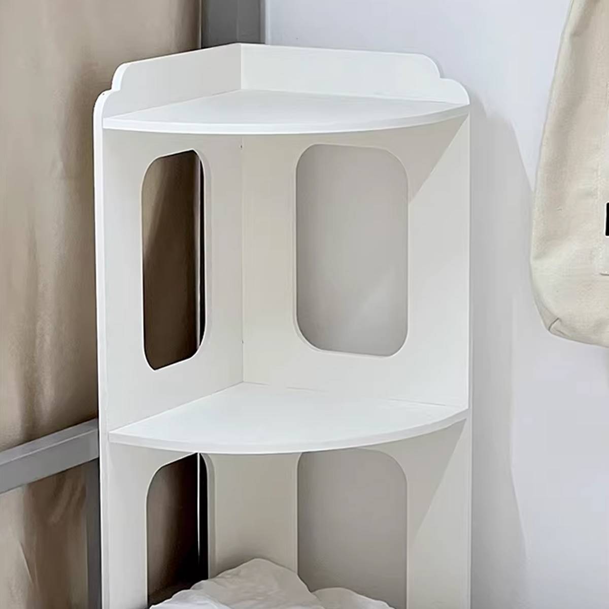 2-Tier Desktop Corner Shelf Space Saving Rack