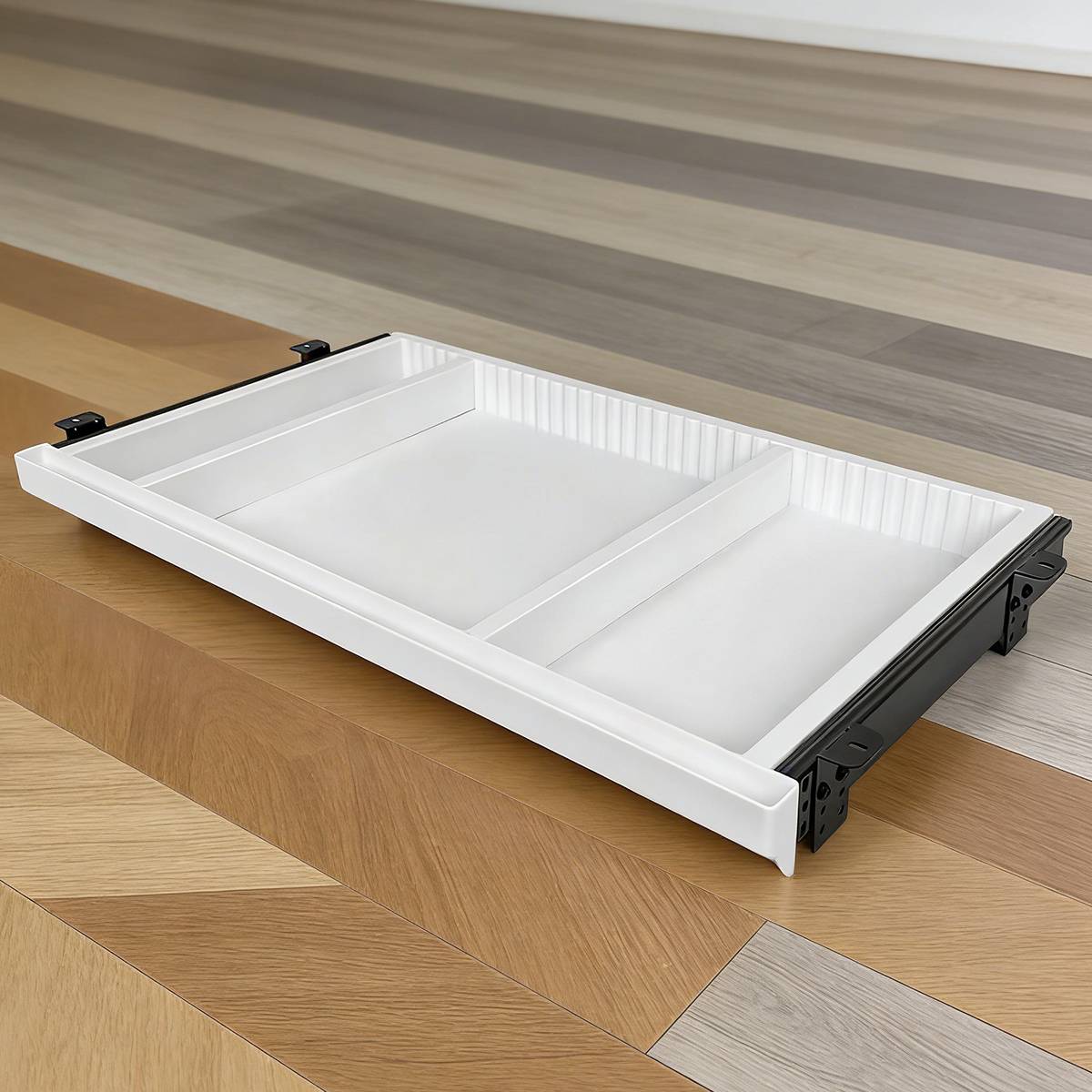 Slim Under Desk Drawer Organiser Slide-Out Tray