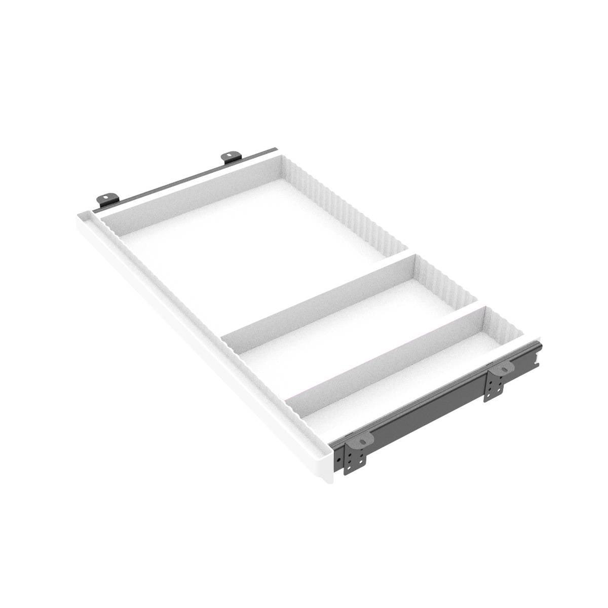 Slim Under Desk Drawer Organiser Slide-Out Tray