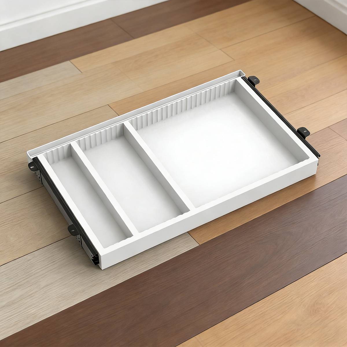 Slim Under Desk Drawer Organiser Slide-Out Tray