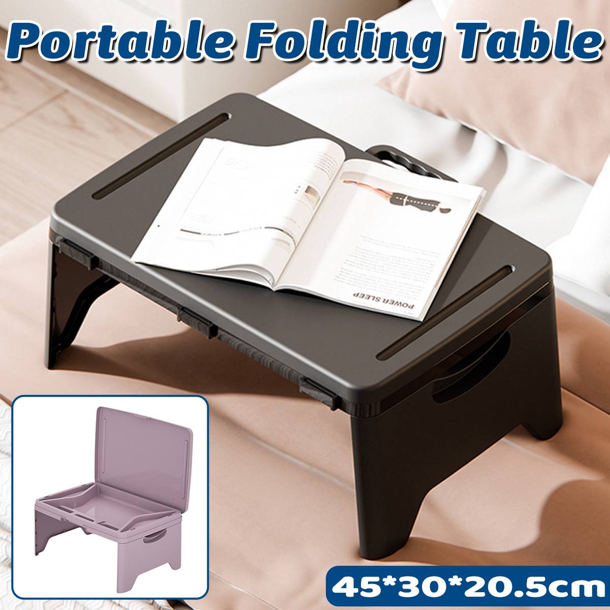 Portable Folding Lap Desk for Laptop and Meals