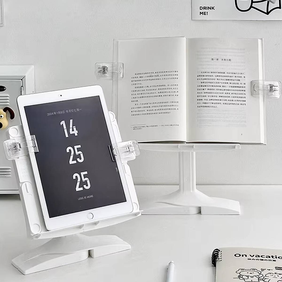 Adjustable Reading Book Stand Desktop Holder