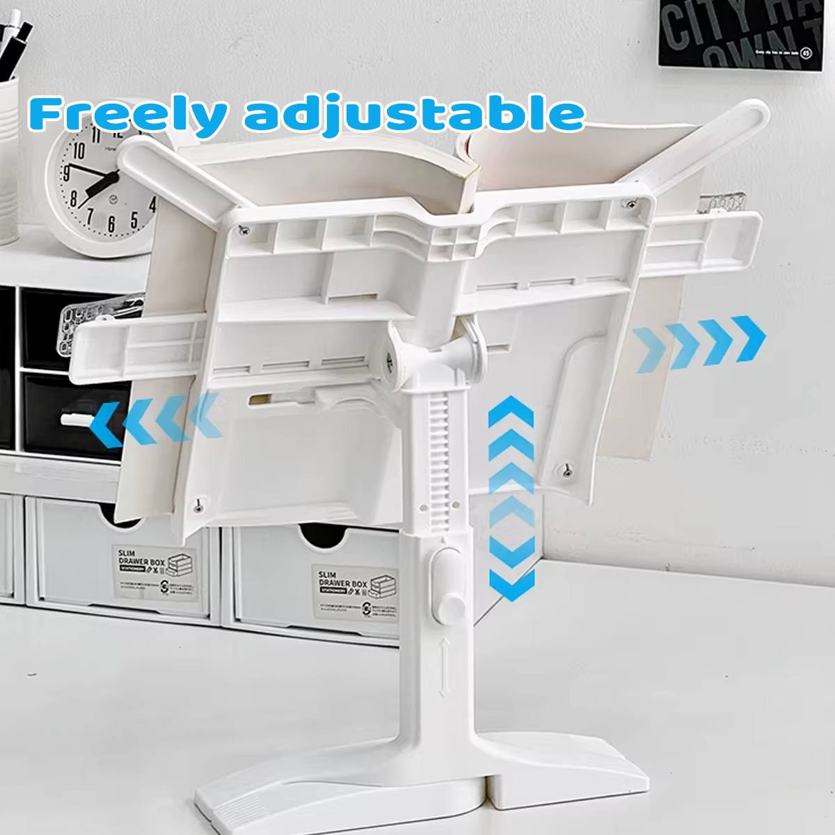 Adjustable Reading Book Stand Desktop Holder