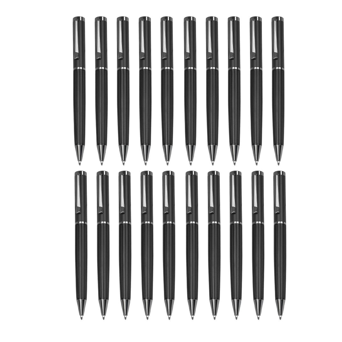 20pcs Metal Ballpoint Pen Set for Office Use