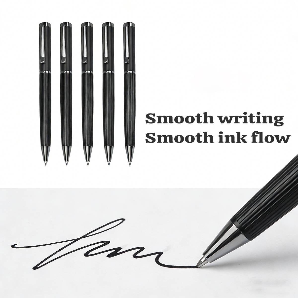 20pcs Metal Ballpoint Pen Set for Office Use