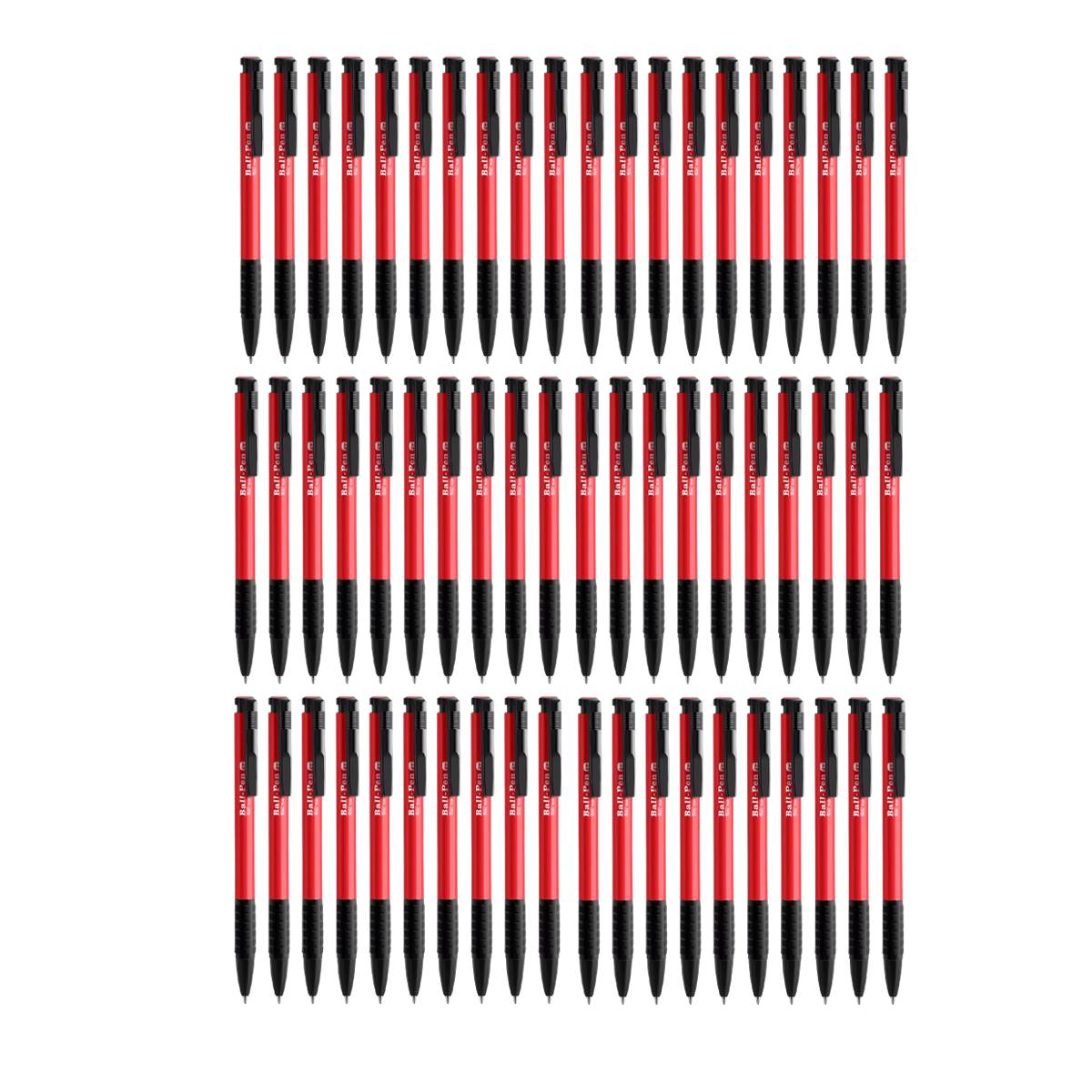 60pcs Push Button Ballpoint Pens 0.7mm Medium Tip