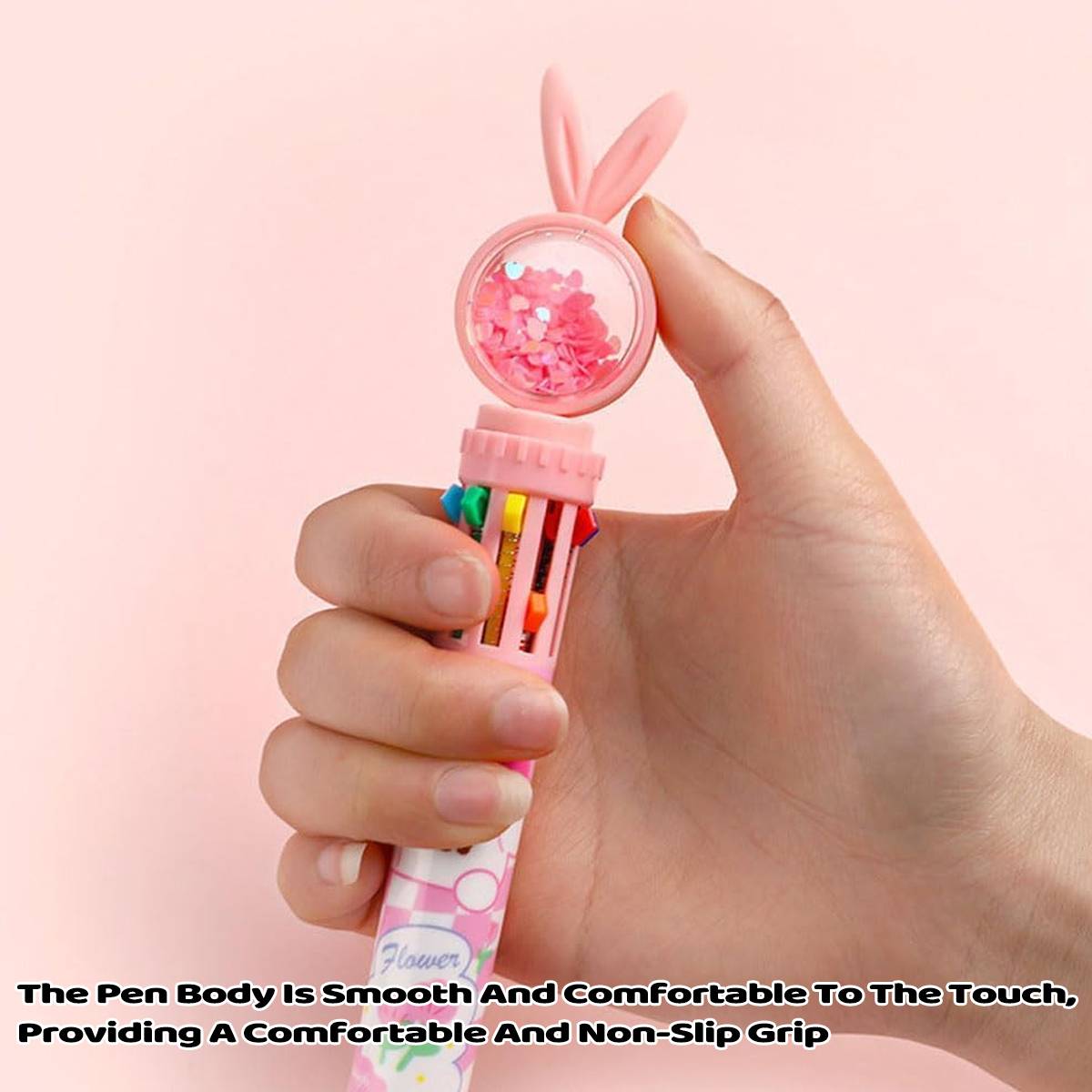 10 Colour Cartoon Push-Click Ballpoint Pen