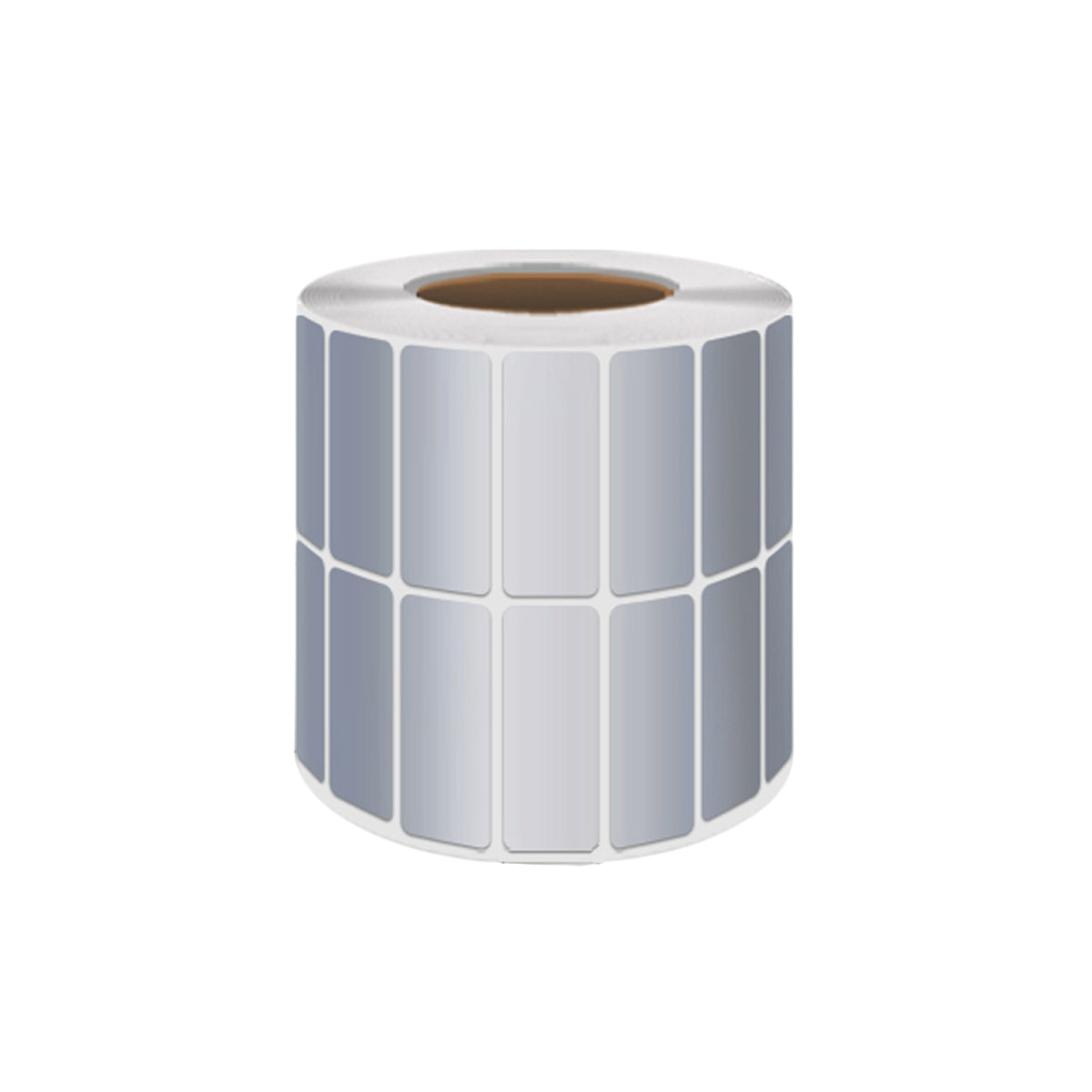 Silver PET Sticker Labels Waterproof Self Adhesive Thermal