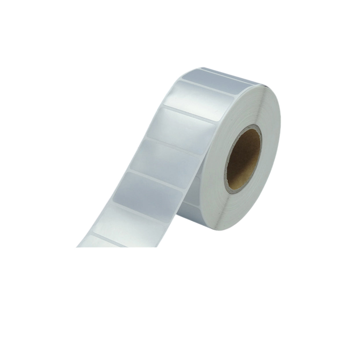 Silver PET Sticker Labels Waterproof Self Adhesive Thermal