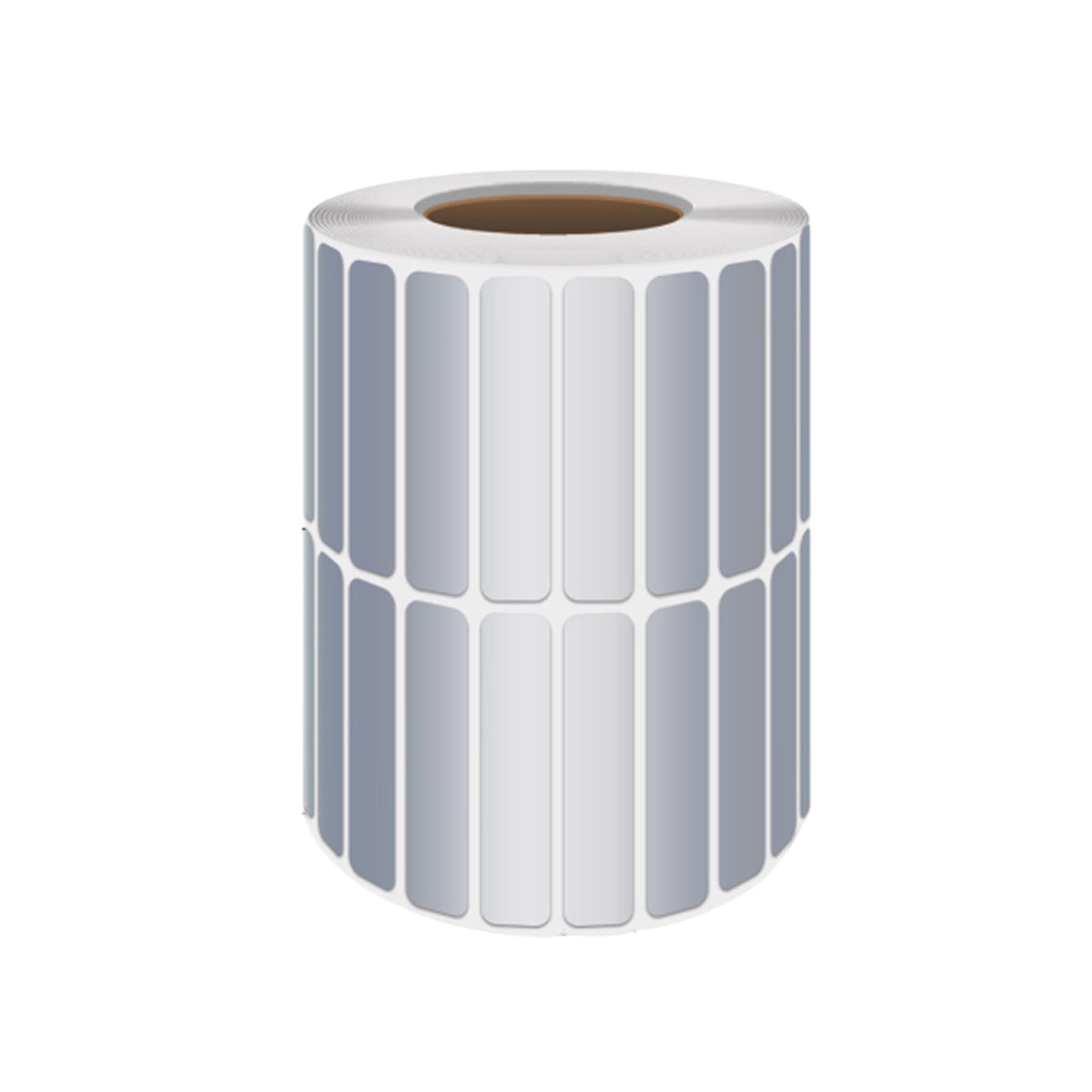 Silver PET Sticker Labels Waterproof Self Adhesive Thermal