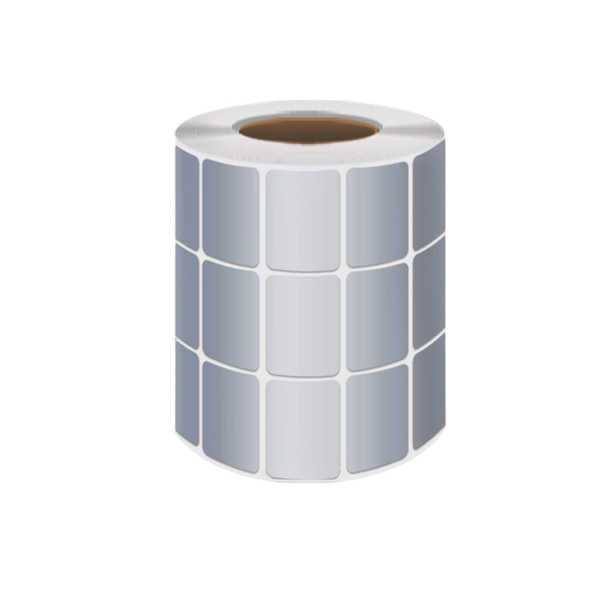 Silver PET Sticker Labels Waterproof Self Adhesive Thermal