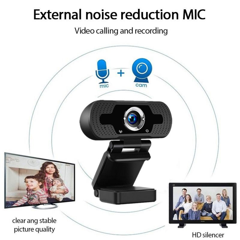 1080P Webcam Full HD USB 2.0 with Microphone PC