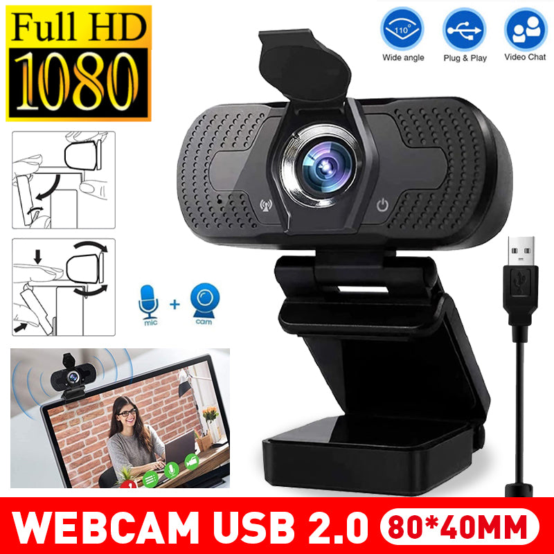 1080P Webcam Full HD USB 2.0 with Microphone PC
