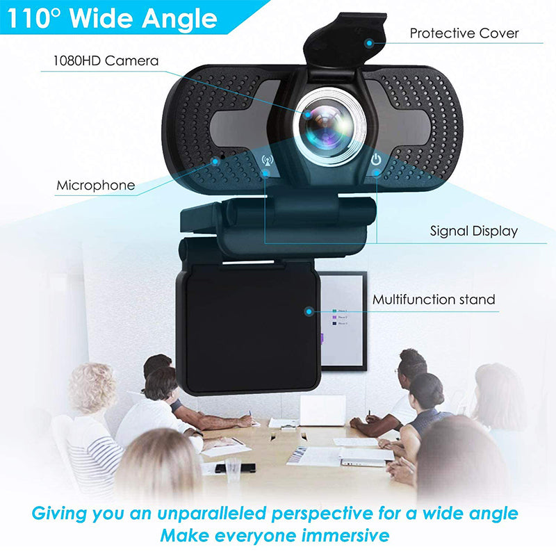 1080P Webcam Full HD USB 2.0 with Microphone PC