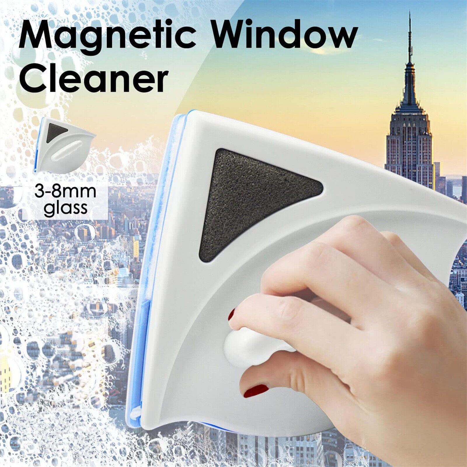 Double Sided Magnetic Window Cleaner for Glass