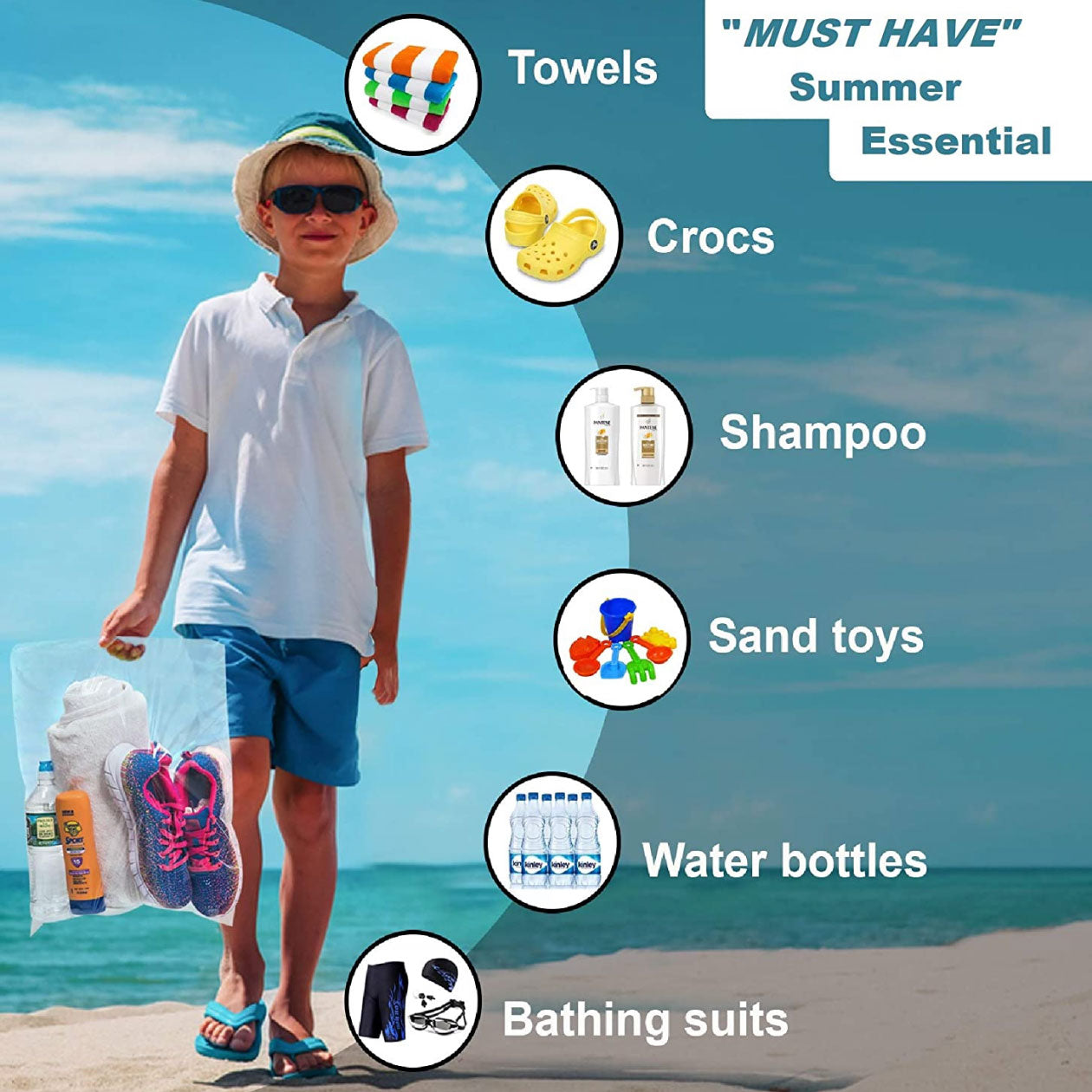 120μm  Zip Lock Plastic Bags Thick Clear Resealable