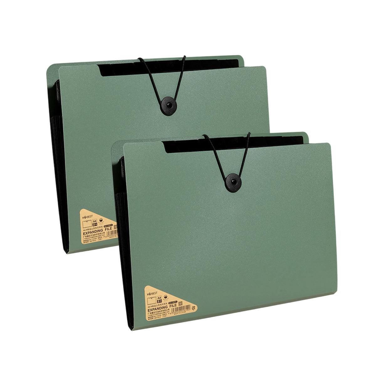 A4 File Folder Organizer Bag Document Holder 8 Layer PP
