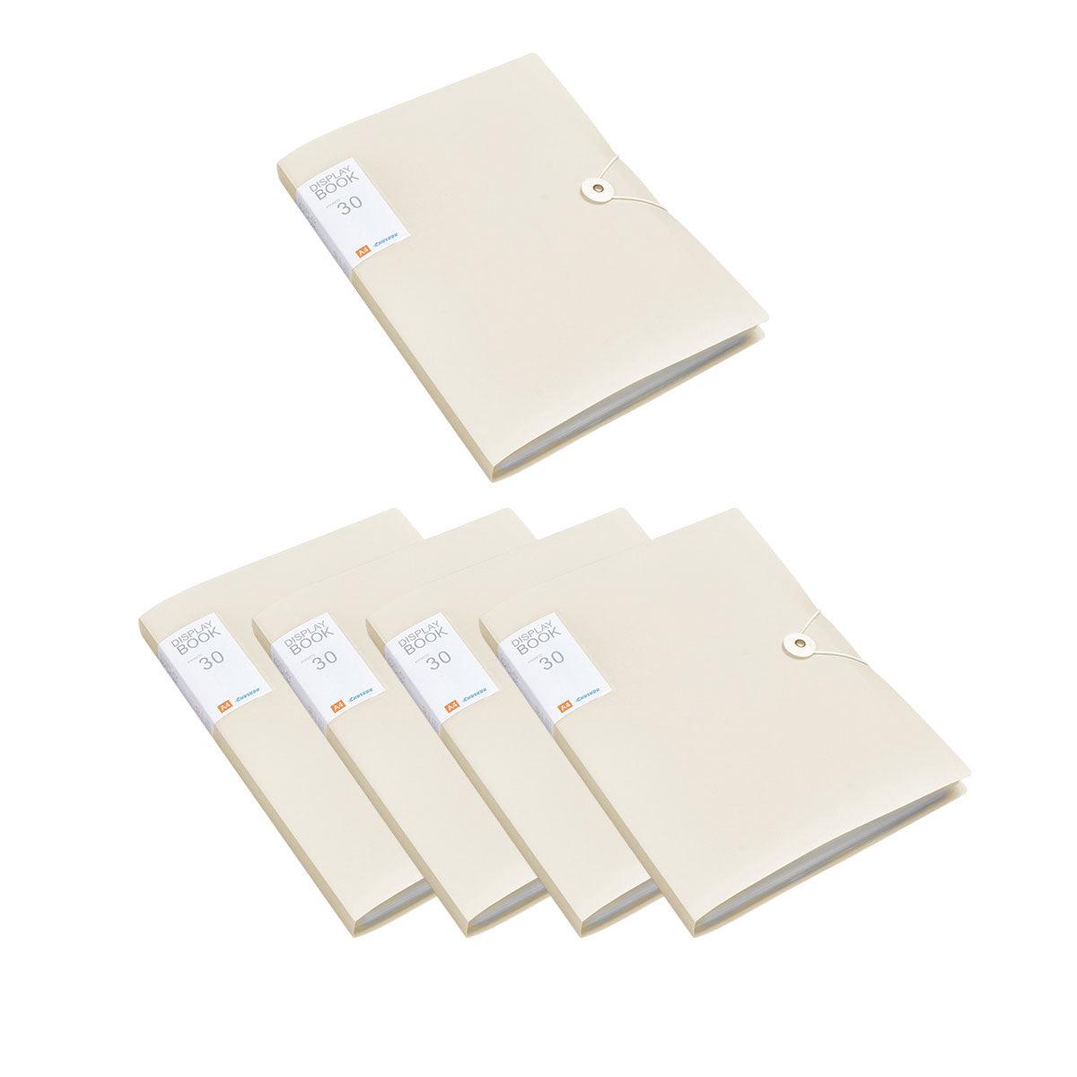A4 Folder Transparent Multi Layer Document Bag 5PCS