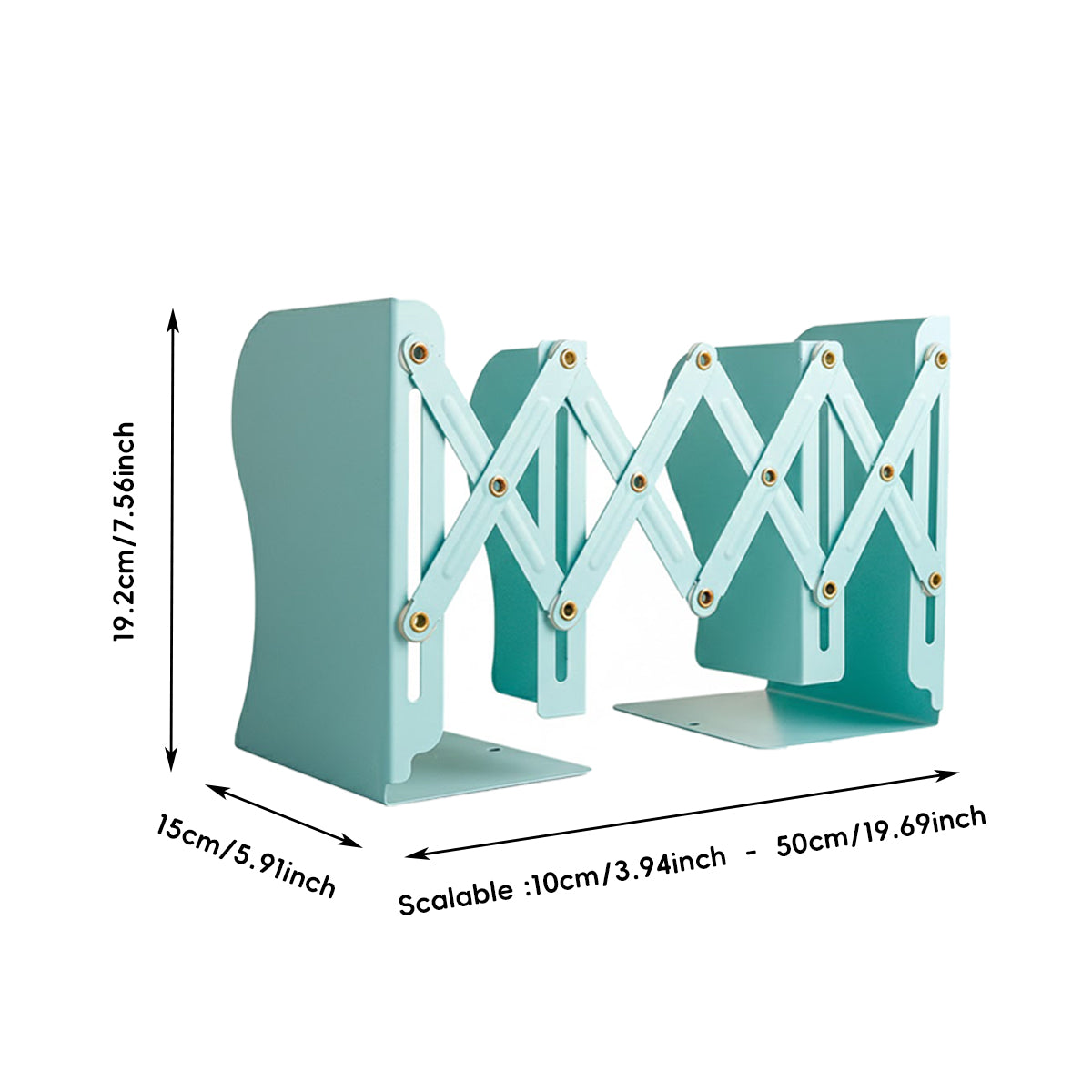 Extendable Metal Desktop Book Storage Rack