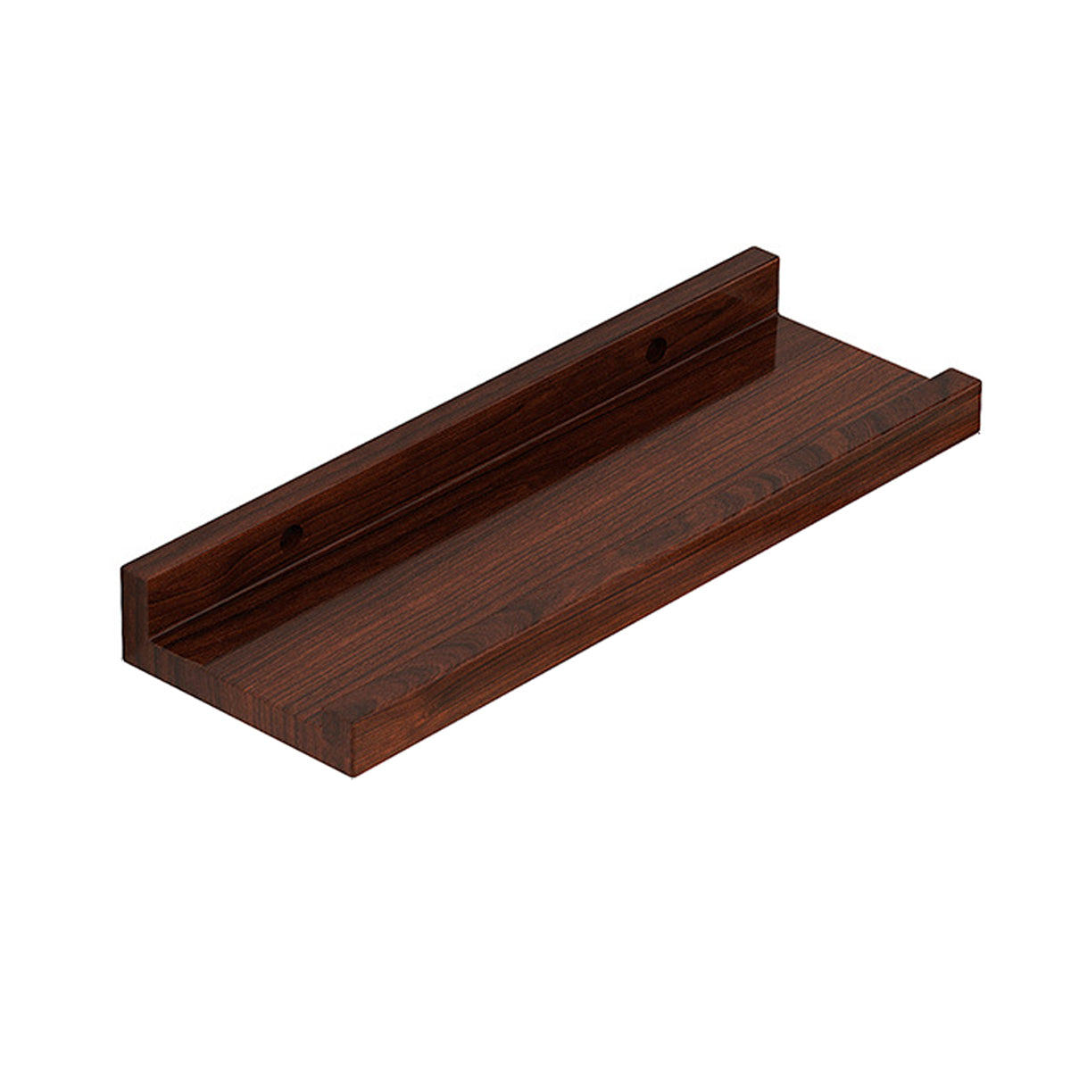 Wall Mounted Floating Wood Storage Shelf for Home Organization