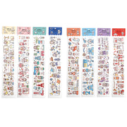 8 Styles DIY Journal Decoration Stickers for Diary