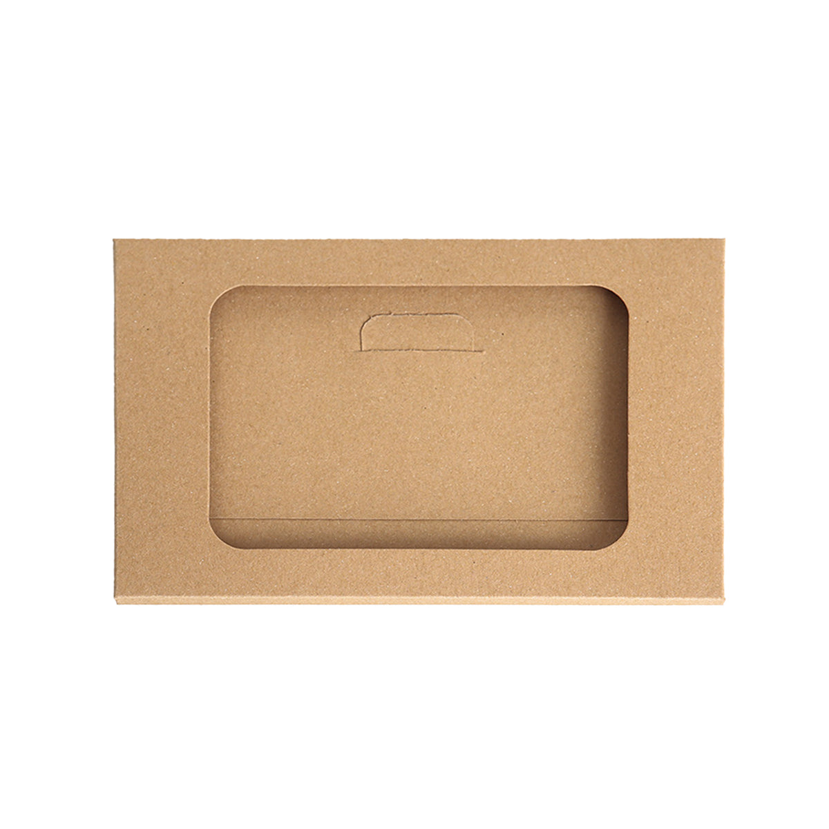 100pcs Windowed Cardboard Postcard Mailing Boxes