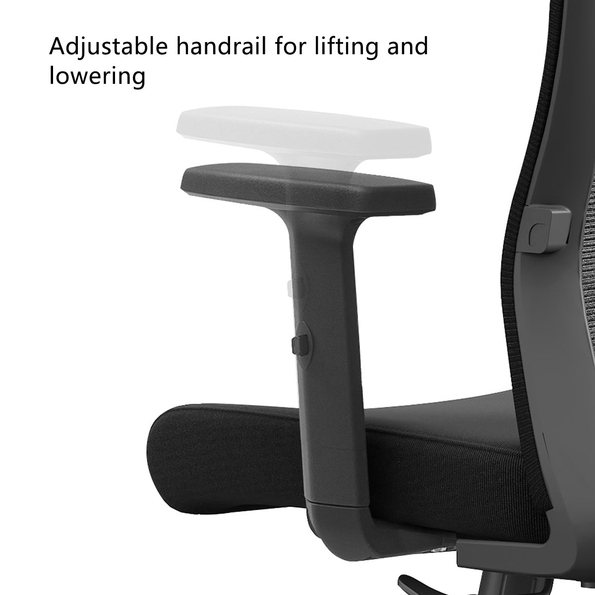 Ergonomic Mesh Office Chair with Adjustable Recline Black