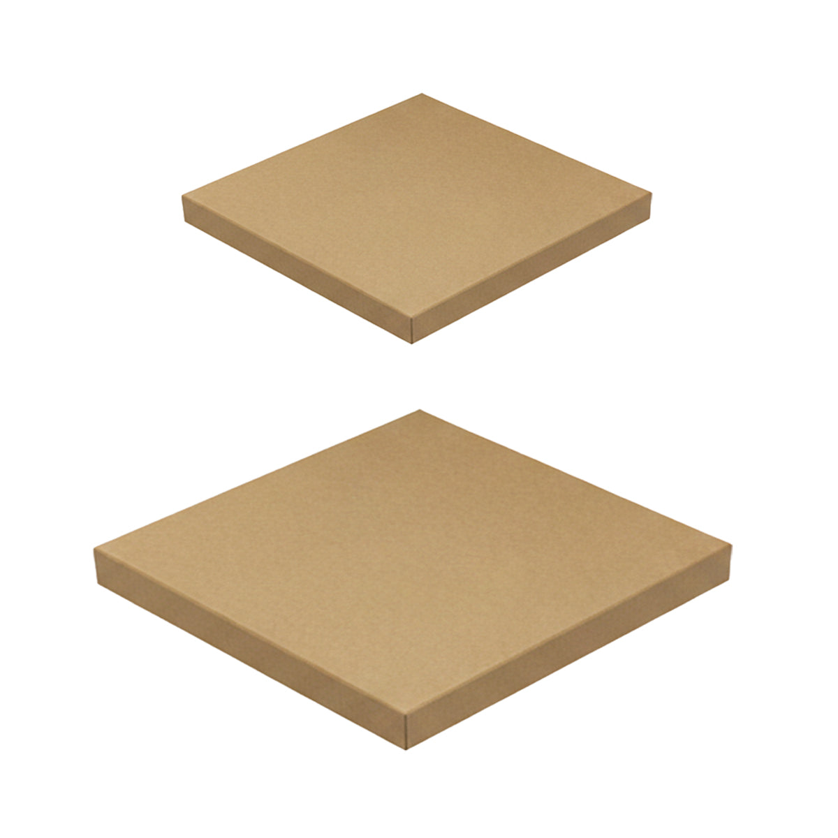 50pcs Brown Kraft Paper Shipping Boxes 2 Sizes