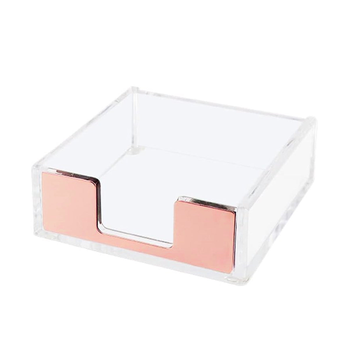 Large Desktop Sticky Note Box Organiser Acrylic Storage Holder