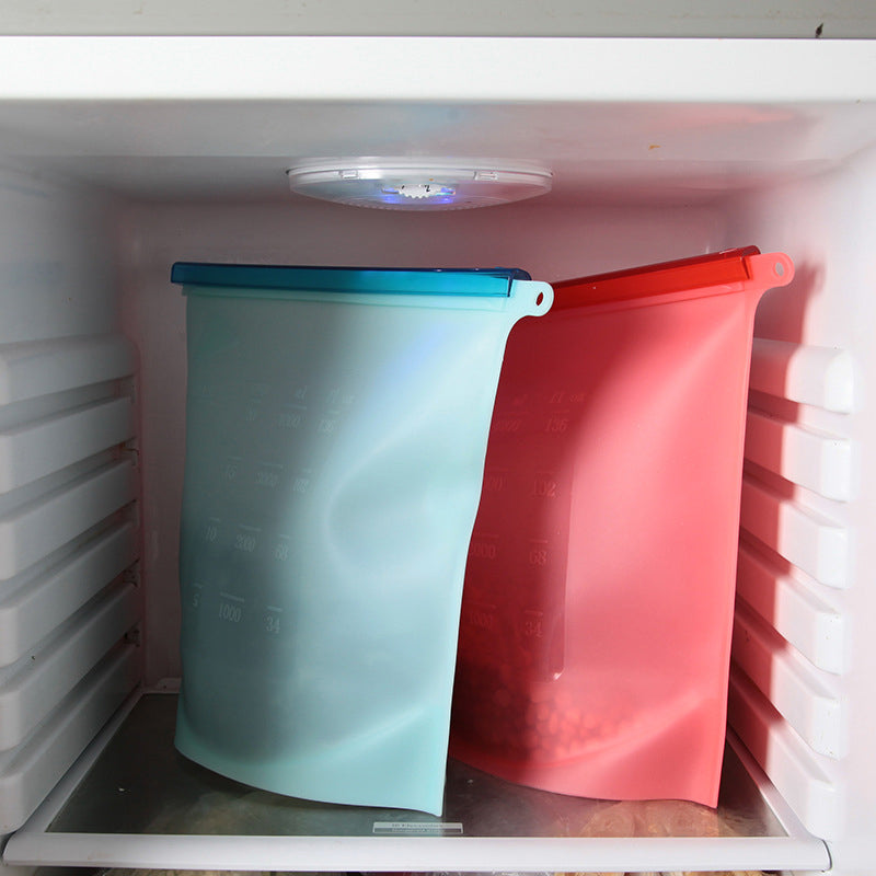 Reusable Silicone Food Storage Bags Vacuum Seal