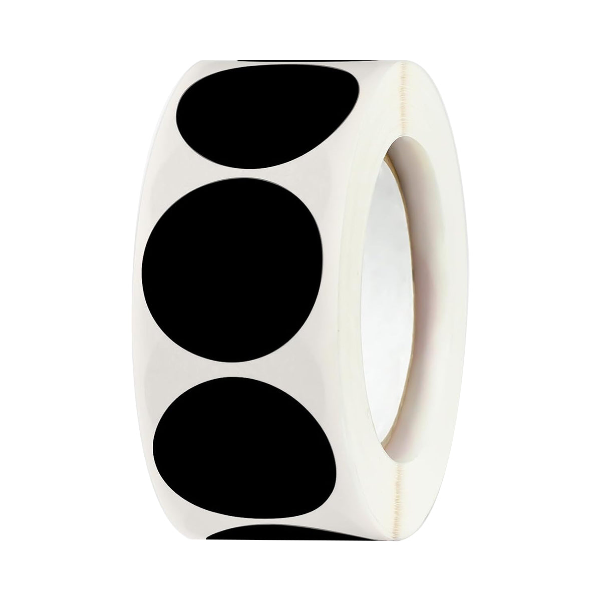 8 Rolls Coloured Polka Dot Round Labels Strong Adhesive Set