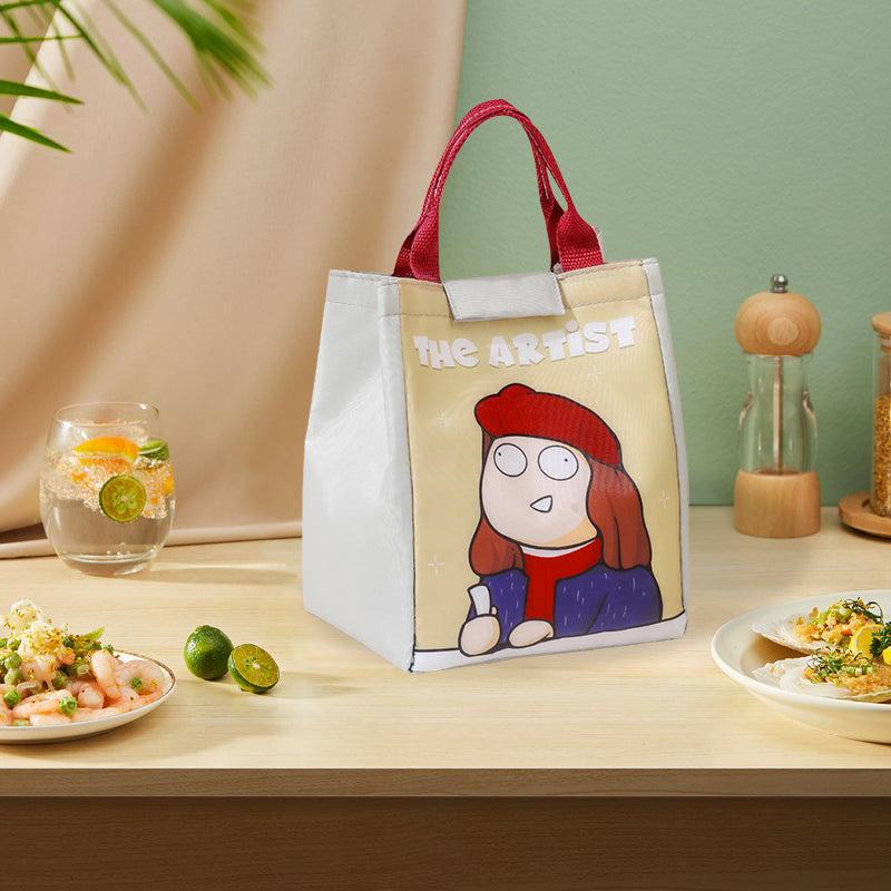 Cartoon Thermal Lunch Bag Portable Insulated Picnic Tote