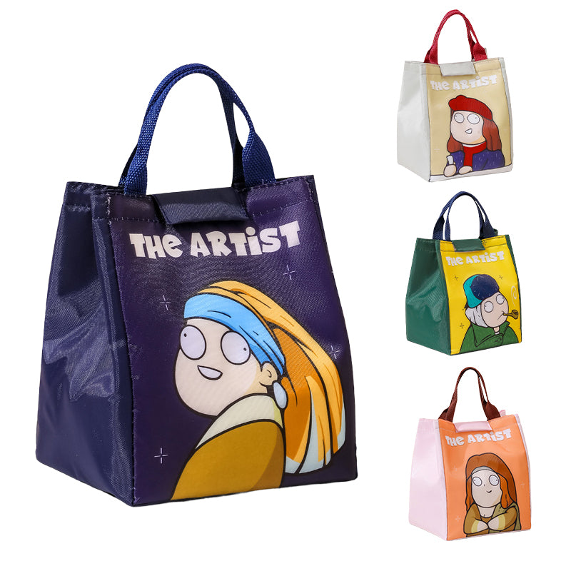 Cartoon Thermal Lunch Bag Portable Insulated Picnic Tote