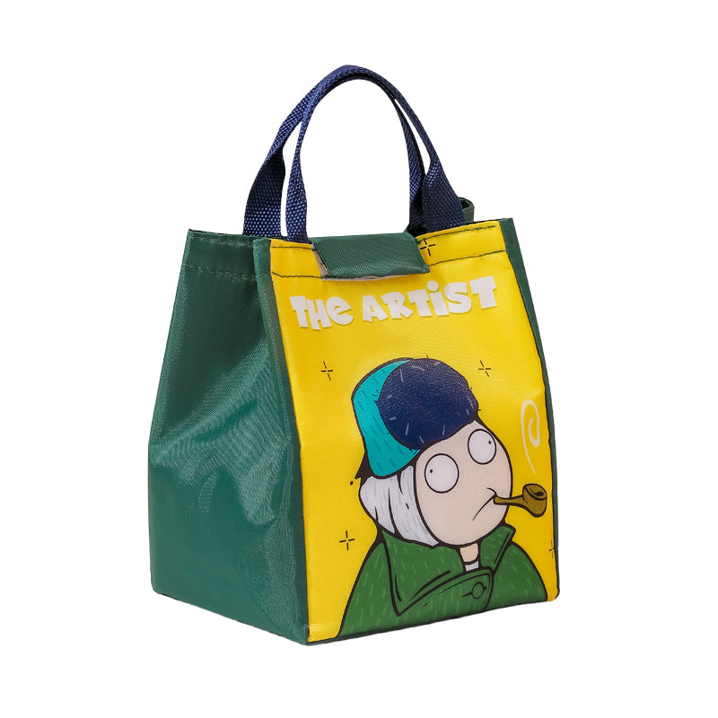 Cartoon Thermal Lunch Bag Portable Insulated Picnic Tote
