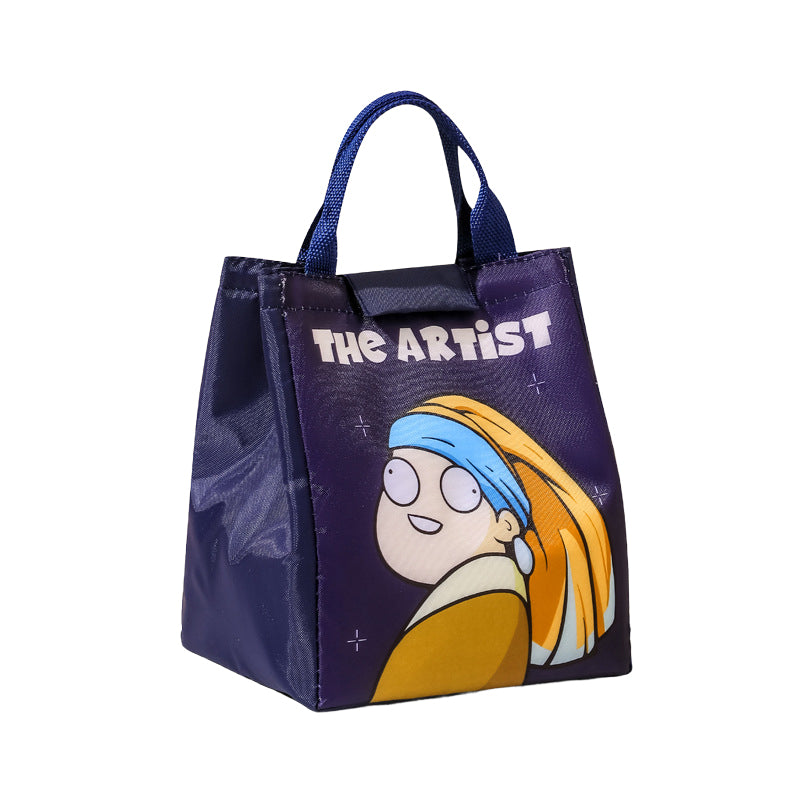 Cartoon Thermal Lunch Bag Portable Insulated Picnic Tote