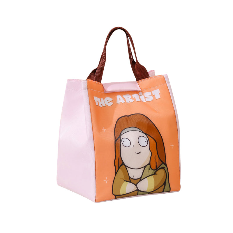 Cartoon Thermal Lunch Bag Portable Insulated Picnic Tote